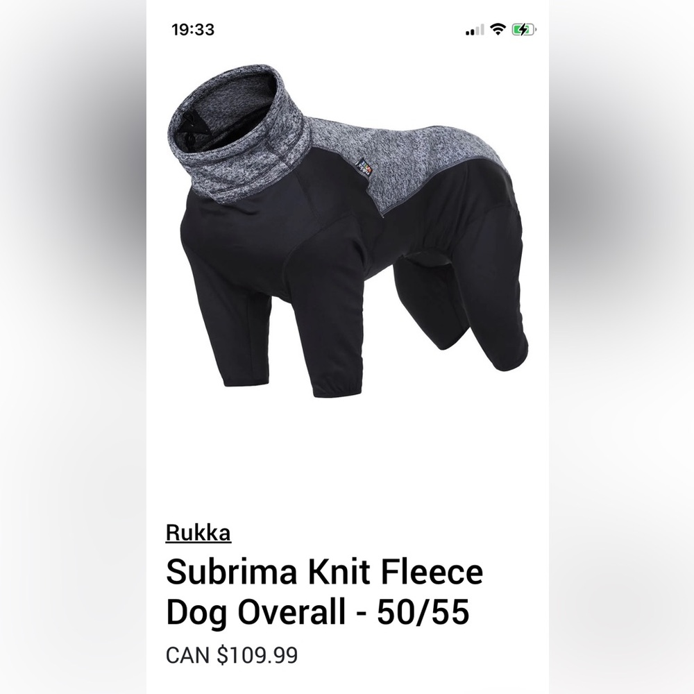 Rukka Black Dog Overall